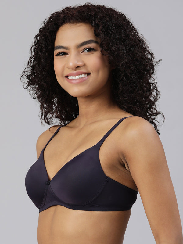 blossom-featherlite bra-navy blue3-lightly padded-padded