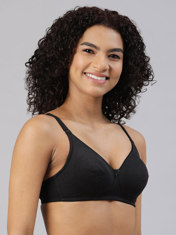 blossom-elegant bra-black4-knitted-everyday bra