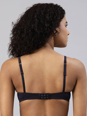 blossom-featherlite bra-navy blue5-lightly padded-padded
