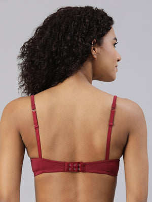 blossom-featherlite bra-maroon5-lightly padded-padded