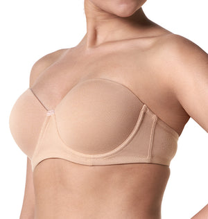 blossom-strapless bra-skin5-medium padded(demi-cup)-padded