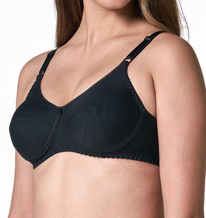 blossom-saree bra-black2-woven cotton-everyday