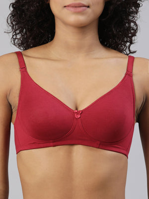 Buy_Blossom_Elegant_Bra_Cotton_Stretch_Moisture_T-Shirt_Bra_Red-Wine-2