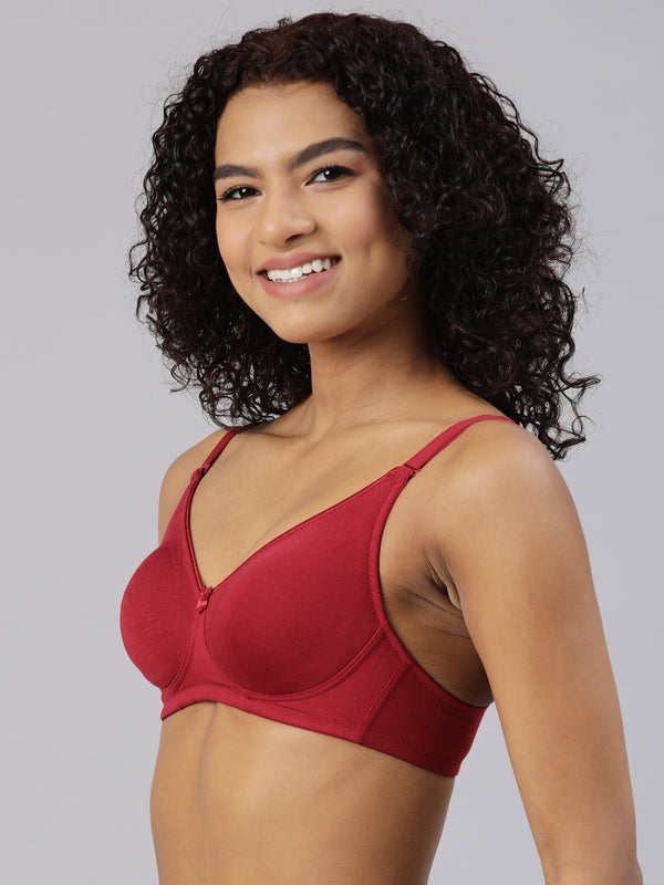 Buy_Blossom_Elegant_Bra_Cotton_Stretch_Moisture_T-Shirt_Bra_Red-Wine-4