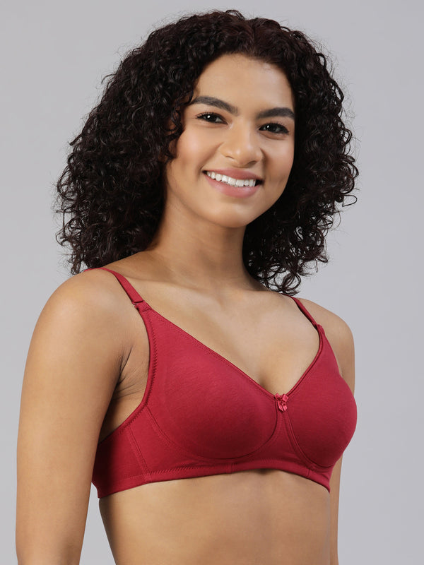 Buy_Blossom_Elegant_Bra_Cotton_Stretch_Moisture_T-Shirt_Bra_Red-Wine-5