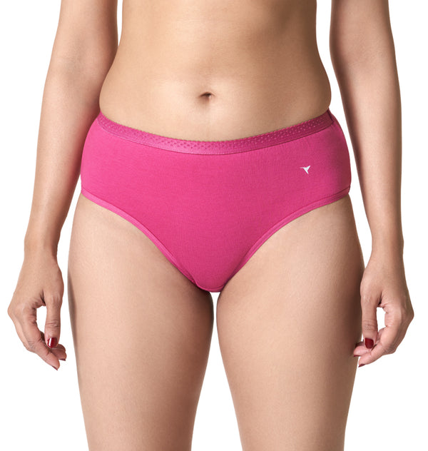 Buy_Blossom_cotton_full coverage_Panty_secure fit_Hipster_mid rise_soft outer Elastic_scallop elastic waistband_assorted Panty_3Pack