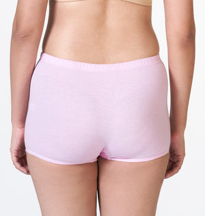Buy_Blossom_full coverage_cotton_Panty_boy short_mid rise_Flattering Silhouette_concealed Inner Elastic_assorted Panty_3Pack