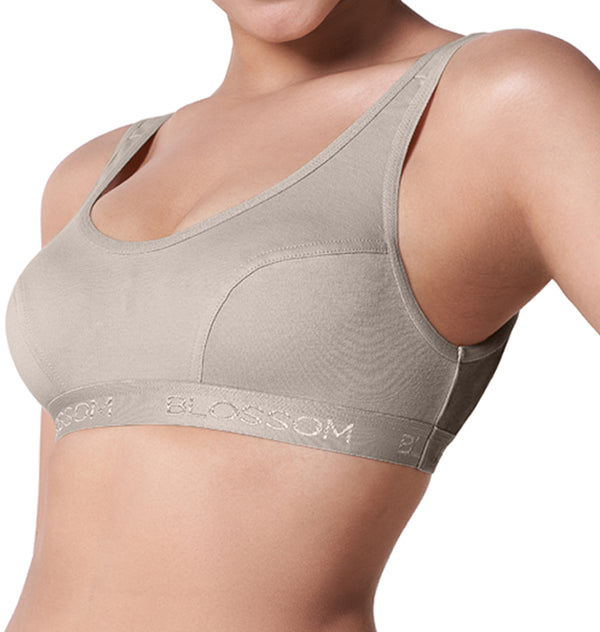 Buy_Blossom_seemed_cups_pull_on_style_bra_sporty_bra_Grey