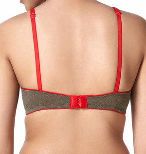 Buy_Blossom_tshirt_bra_Brilliant_cotton_polyester_non-padded_moulded_cups_Coffee