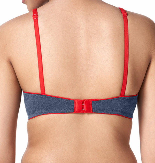 Buy_Blossom_tshirt_bra_Brilliant_cotton_polyester_non-padded_moulded_cups_Navy-Blue