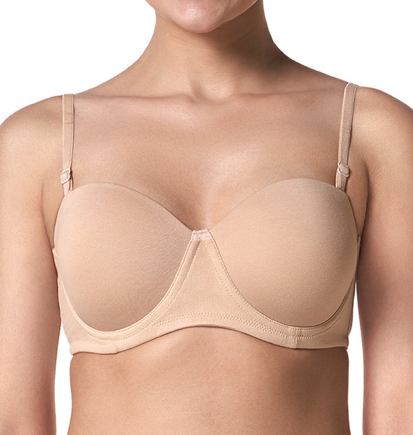 Buy_Blossom_Strapless_Bra_medium_padded_Bra_Demi_cup_Padded_Bra_Skin-4