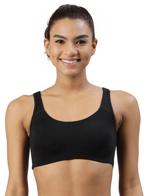 blossom-aesthetic bra-black1-anti microbial treated fabric-everyday bra