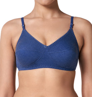 blossom-winners bra-navy-blue-melange-1-Knitted-everyday bra