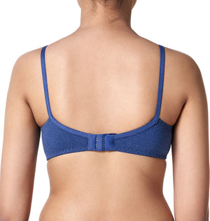 blossom-winners bra-navy-blue-melange-2-Knitted-everyday bra