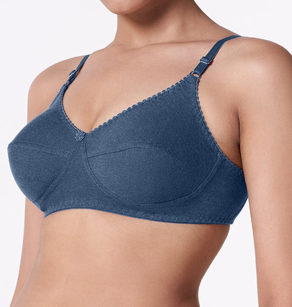 blossom-winners bra-navy-blue-melange-3-Knitted-everyday bra
