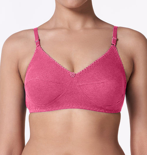 blossom-winners bra-peach-melange-1-Knitted-everyday bra