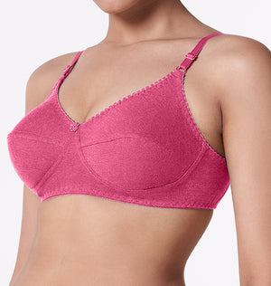 blossom-winners bra-peach-melange-2-Knitted-everyday bra